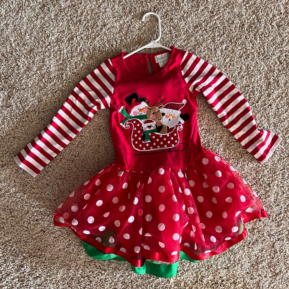 Girls 7 Christmas Dress